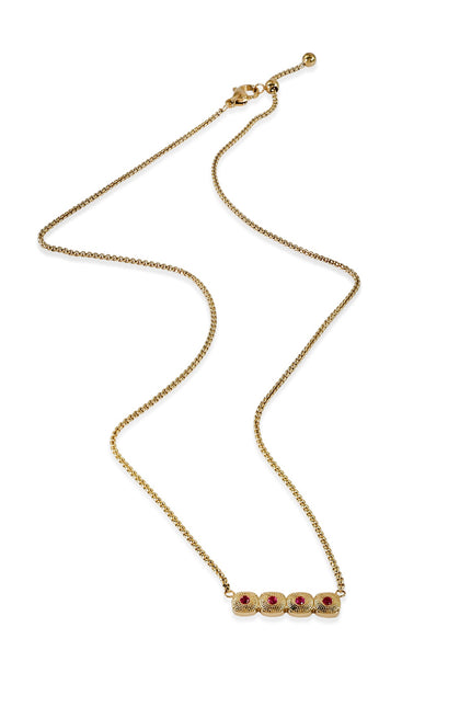 Arvino | Ruby Row Necklace