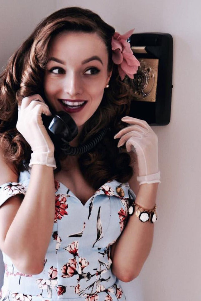 Poporcelain | Bransoletka z kwiatami i liśćmi Camellia