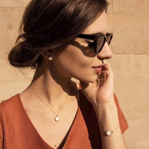 Poporcelain | Rose Charm Pendant Necklace