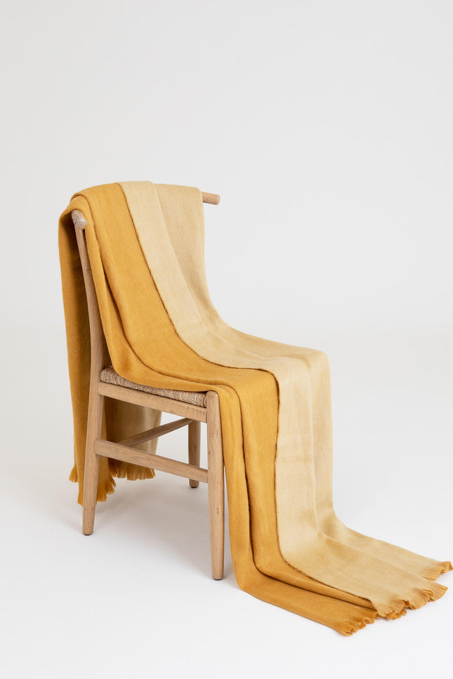 Alpaca Loca | Double Plaid Ocher / Natural