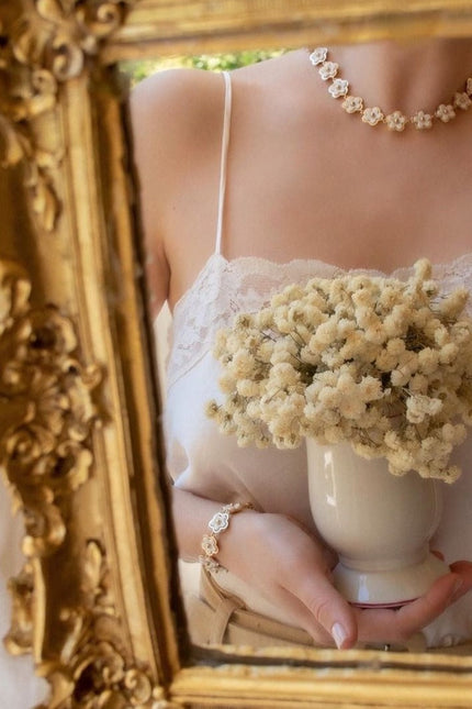 Poporcelain | Daisy Cluster Bracelet
