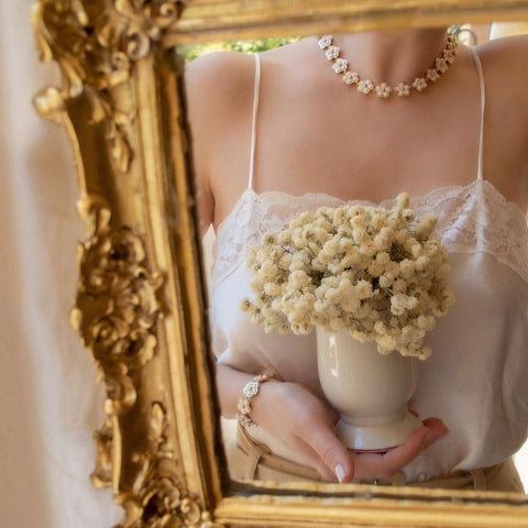 Poporcelain | Daisy Cluster Bracelet