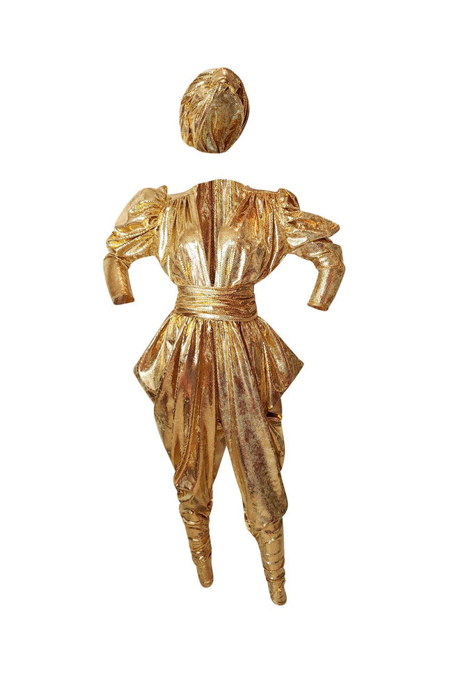 Julia Clancey I Gloria Gold Snakeskin Jumpsuit Set