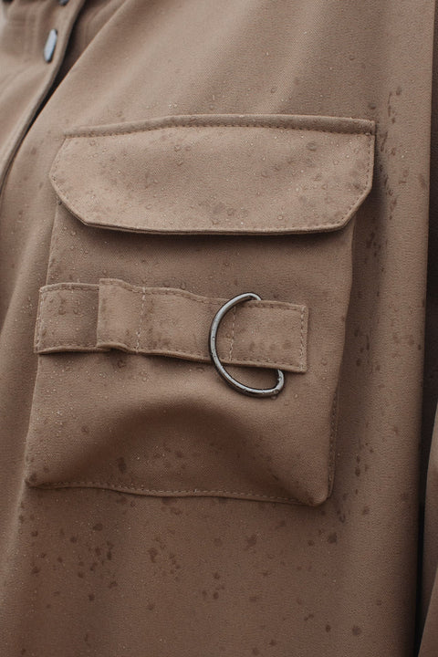 Ducktail Rainwear I SAND MARILA RAINCOAT - recycled materials