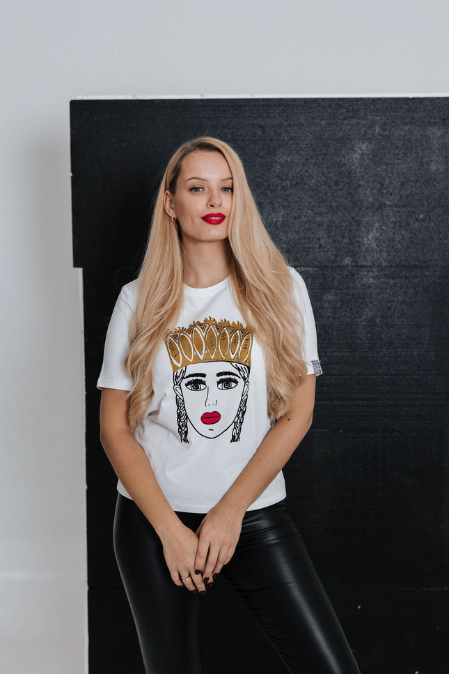 RADADA | T-shirt Girl with Golden Crown