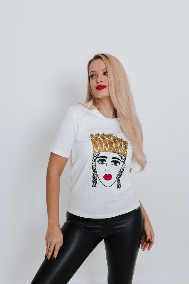 RADADA | T-shirt Girl with Golden Crown