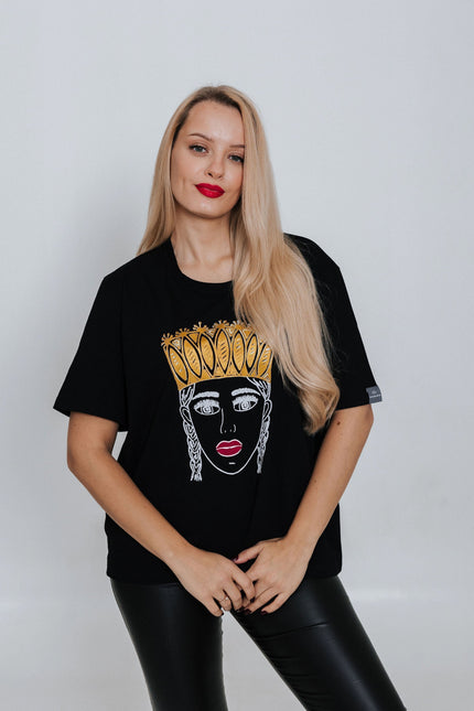 RADADA | T-shirt Girl with Golden Crown