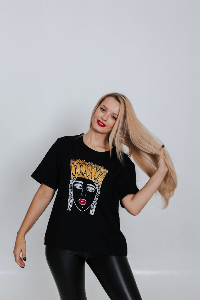 RADADA | T-shirt Girl with Golden Crown