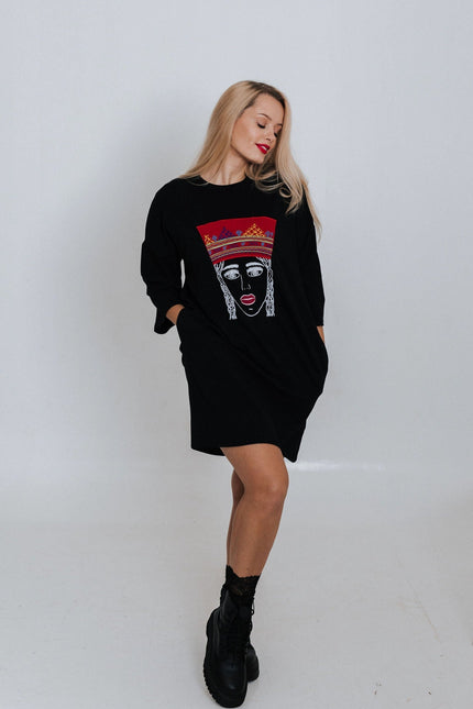 RADADA | Mini dress Embroidered Crown