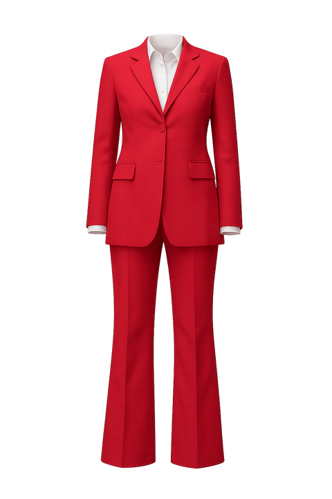 BÚDZIKO | SCARLETT RED FLARED PANTS