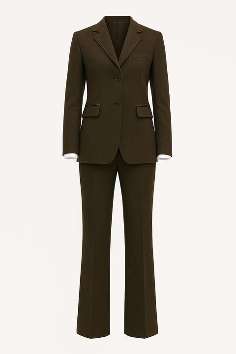 BÚDZIKO | SCARLETT KHAKI FLARED PANTS