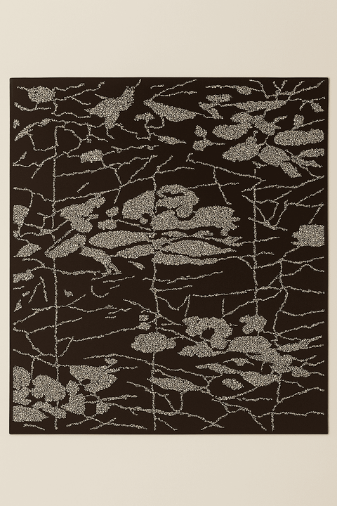 BÚDZIKO | BROWN SILKY SCARF