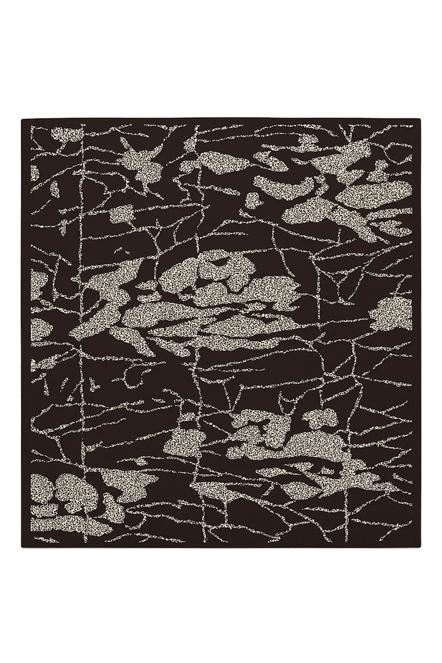 BÚDZIKO | BROWN SILKY SCARF
