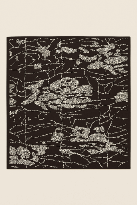 BÚDZIKO | BROWN SILKY SCARF