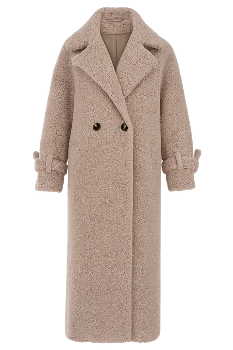 BÚDZIKO | Płaszcz długi Teddy