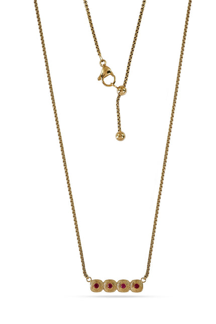 Arvino | Ruby Row Necklace