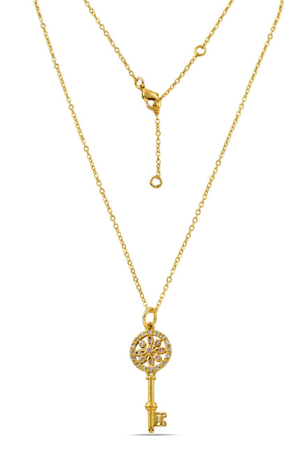 Arvino | Key Pendant Necklace in 92.5 Sterling Silver