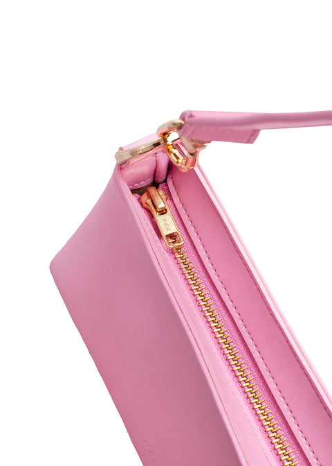 Estimon | Shoulder bag Sliced Baguette corn leather pink