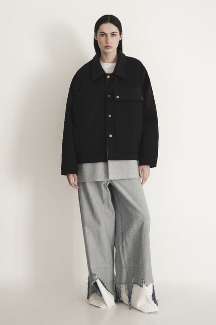 Selera | Woolen & denim jacket