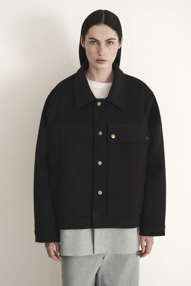 Selera | Woolen & denim jacket
