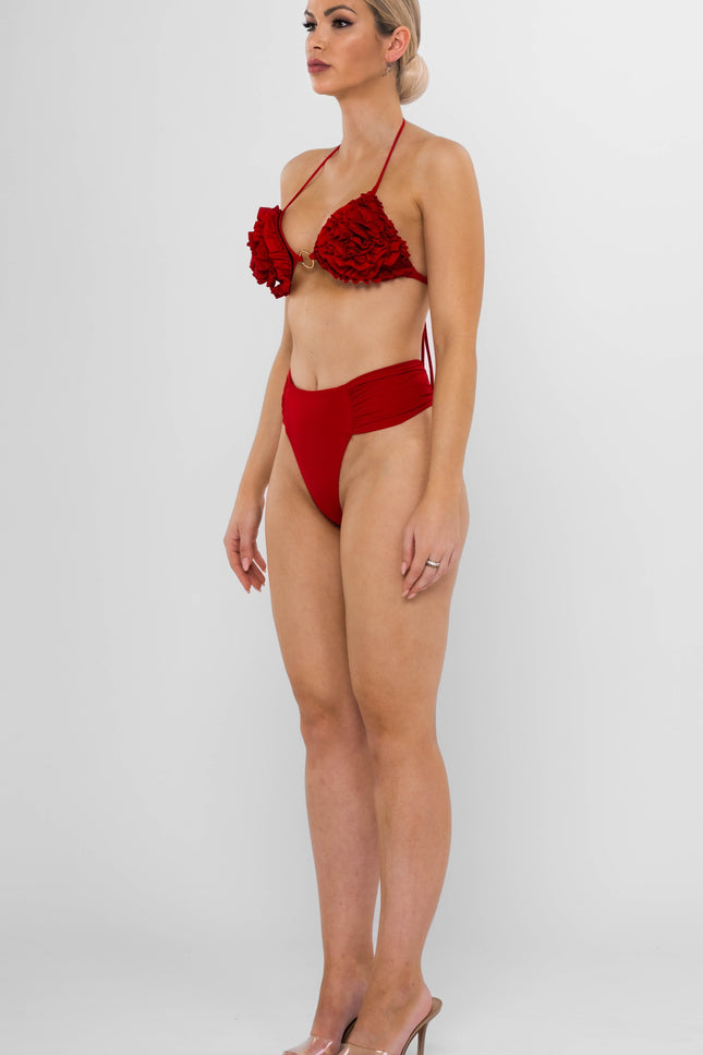 Antoninias | Clam Bikini Bottom strawberry red