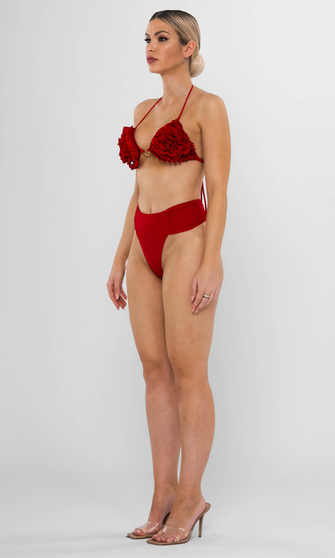 Antoninias | Clam Bikini Bottom truskawkowo-czerwony