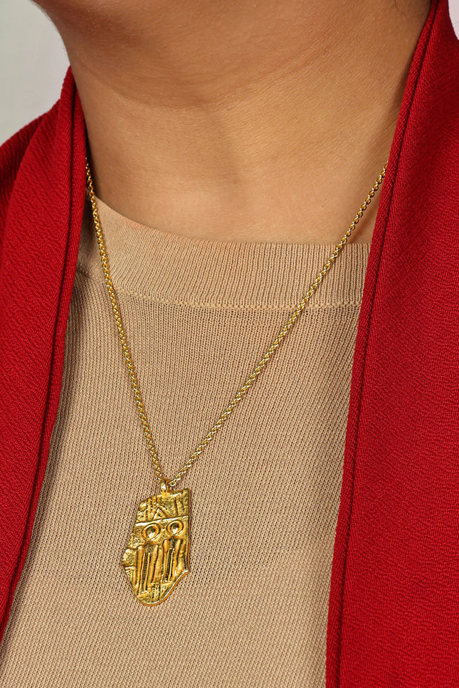 Arvino | Hastakshar 92.5 Sterling Silver Pendant Necklace
