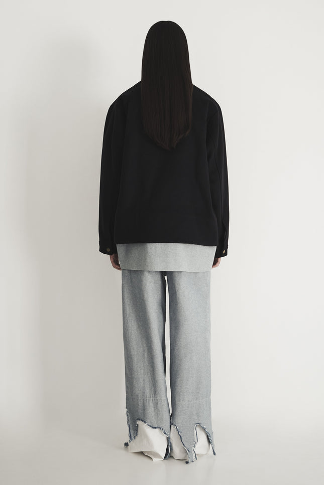Selera | Woolen & denim jacket