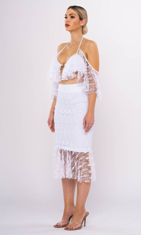 Antoninias | Spódnica Cassia Midi biała