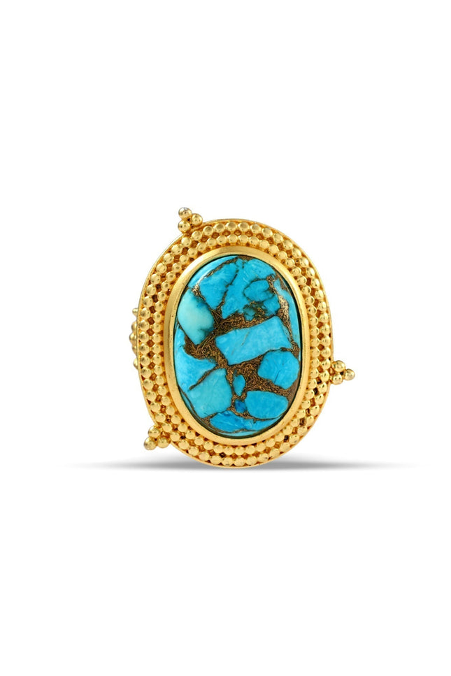 Arvino | Turquoise Emblem Ring