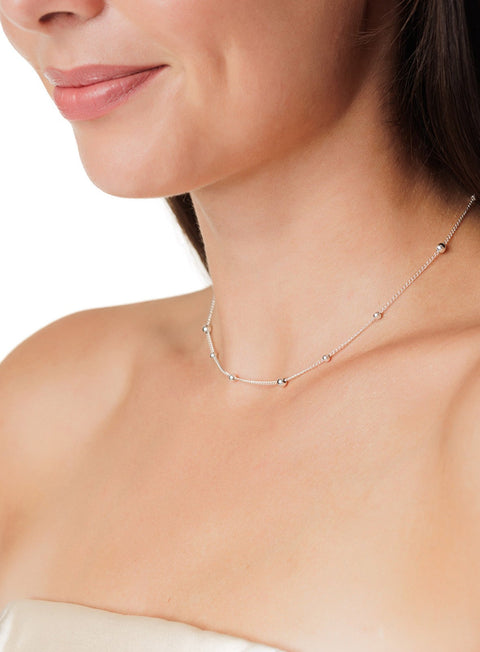 Pas de Marque | 925 sterling silver choker Pétanque