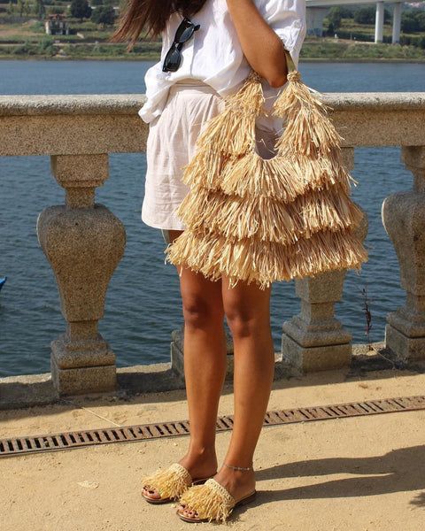 Entrudo | Shoulder bag Cambres Raffia