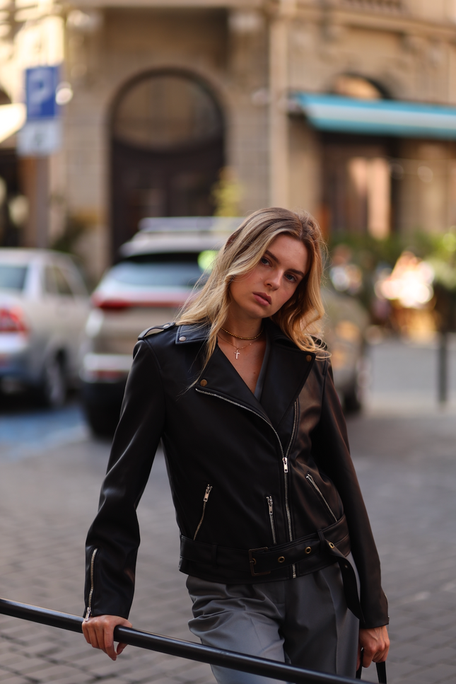 BÚDZIKO | JESSICA BROWN BIKER JACKET