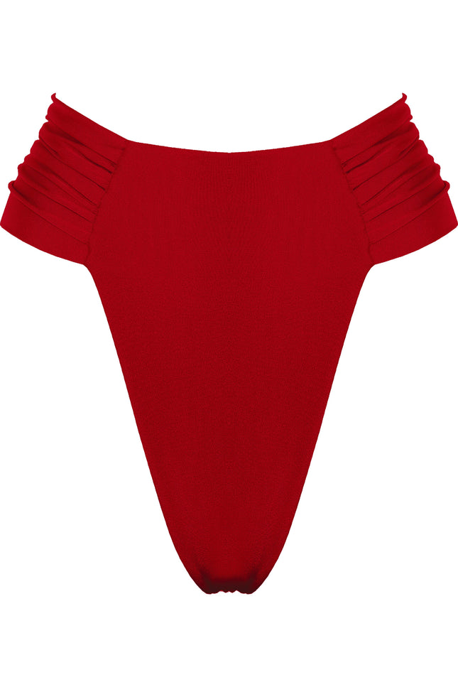 Antoninias | Clam Bikini Bottom strawberry red