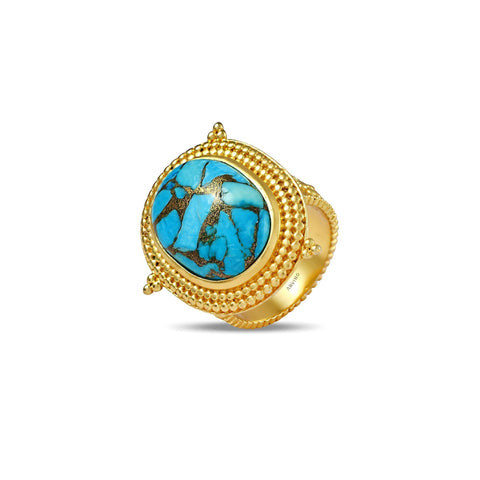 Arvino | Turquoise Emblem Ring