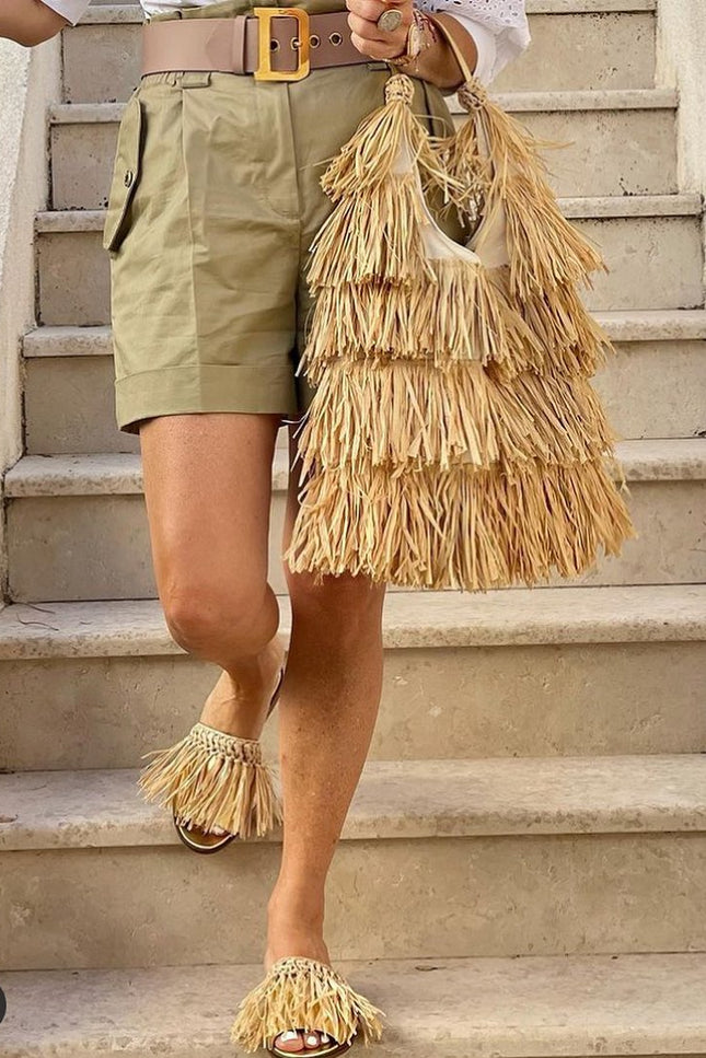 Entrudo | Shoulder bag Cambres Raffia