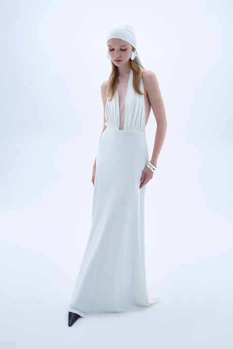 Nazli Ceren | Ines Jarse Elbise Beyaz