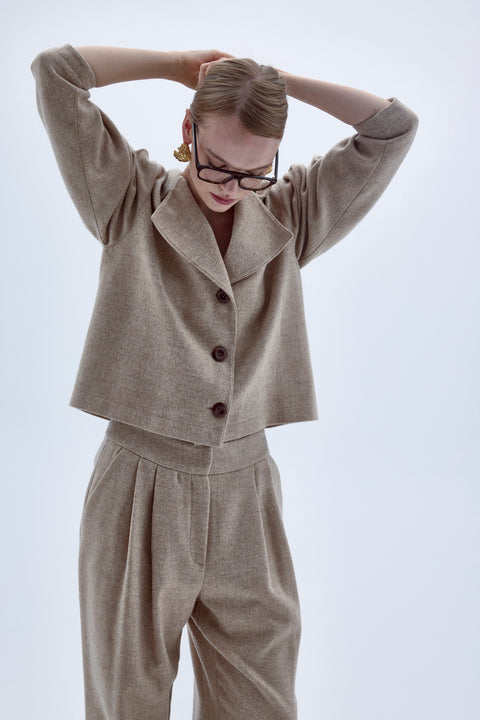 Nazli Ceren | Kurtka Kai beżowa