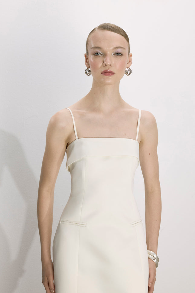 Nazli Ceren | Gaia Long Dress in Vanilla Ice