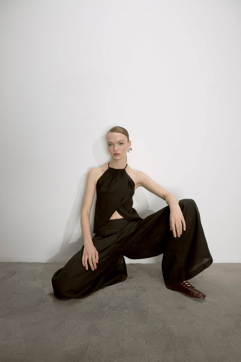 Nazli Ceren | Bluzka lniana Mui