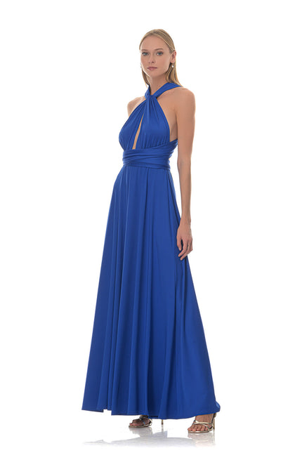 Five p.m. | Sukienka maxi Maldives niebieska