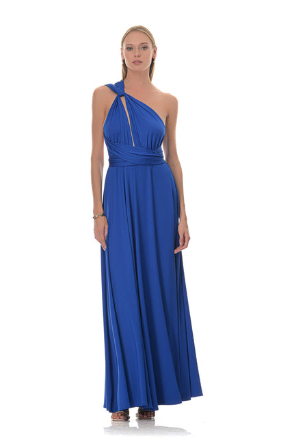 Five p.m. | Sukienka maxi Maldives niebieska