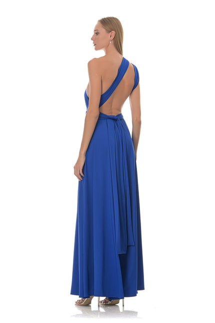 Five p.m. | Sukienka maxi Maldives niebieska