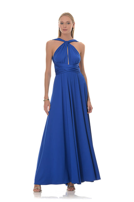 Five p.m. | Sukienka maxi Maldives niebieska