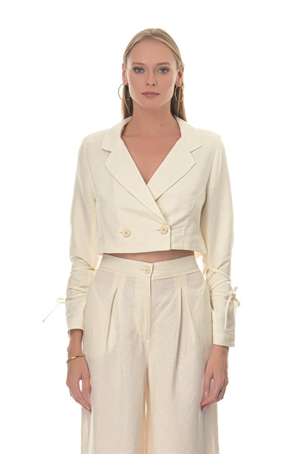 Five p.m. | Tenerife Blazer Ecru