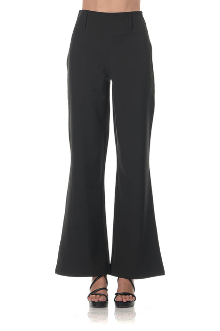 Five p.m. | Luminous Wide Leg Trousers Black