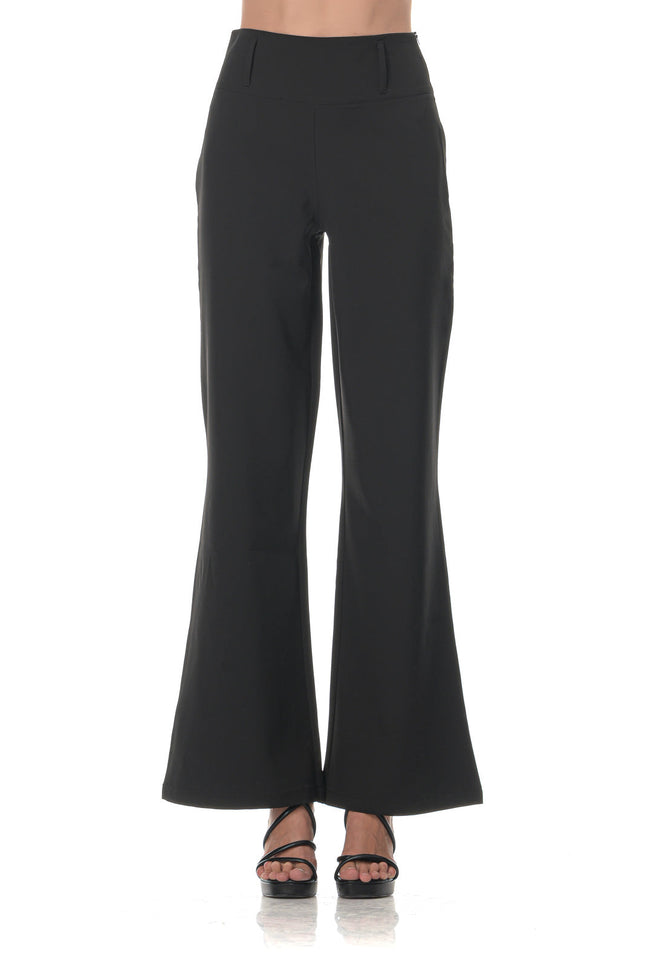 Five p.m. | Luminous Wide Leg Trousers Black