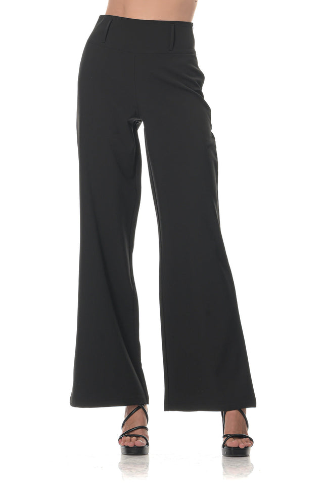 Five p.m. | Luminous Wide Leg Trousers Black