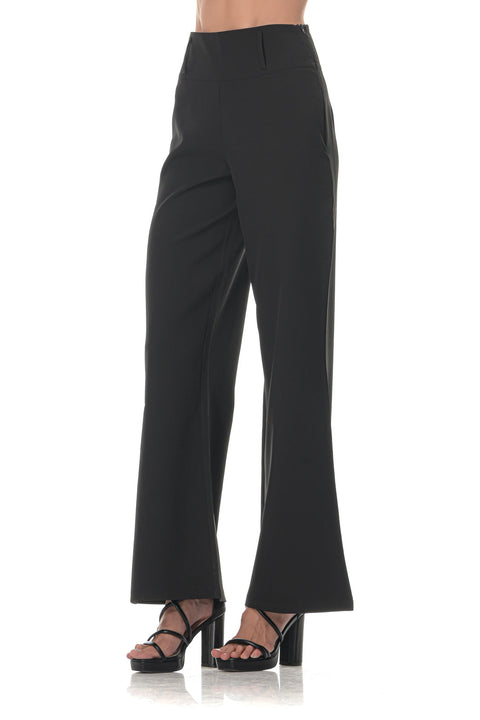Five p.m. | Luminous Wide Leg Trousers Black
