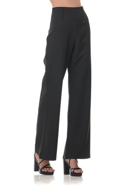 Five p.m. | Luminous Wide Leg Trousers Black